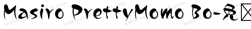 Masiro PrettyMomo Bo字体转换